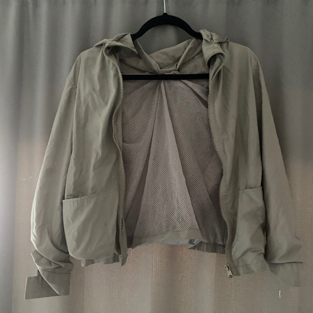 Athletic waterproof zip-up  jacket